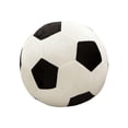 thumbnail image 3 of Juguete de peluche CUTICAT cojín temático deportivo en forma de fútbol negro 20cm, 3 of 8