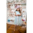 thumbnail image 5 of Lanbubble Toddler Baby Girls Rainbow Tutu Dresses Tulle Dress Party Princess Sequins Sundress Ruffle Sleeveless Sky Blue 4-5Years, 5 of 10