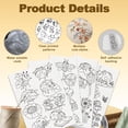 thumbnail image 3 of 30Pcs Ladybug 4 Sheets Water Soluble Embroidery Pattern Stabilizers Stick and Stitch Embroidery Stickers Hand Sewing DIY Ladybug Embroidery Papers, 3 of 9