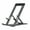 Gray, variant on Portable Foldable Aluminum Phone Tablet Stand Holder For 4-12Inch Devices Perfect For Home Office Travel