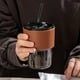 thumbnail image 1 of Pequeño obsequio creativo de vidrio con pajita, taza de agua, alto valor de color, actividad de apertura, publicidad, drenaje, regalo de mano de alto sentido, 1 of 5