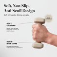 thumbnail image 2 of Mancuernas WeGym SafeGrip Square, 5,4 kg, arenisca (par 2), 2 of 7