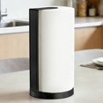 thumbnail image 2 of GEREMF-Paper Towel Holder Countertop with Heavy-Duty Anti Slip Weighted Base, Freestanding Stainless Steel Kitchen Paper Roll Holder, Easy One-Handed Tear, Black, 2 of 3