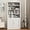 White, variant on 55" Tall Metal Bookcase,Heavy Duty Bookcases with Doors,Sturdy Modern Book Shelf with Cabinet,Industrial Display Book Case for Living Room,Office,Bedroom,White