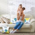 thumbnail image 4 of Throw Pillow Covers 18x18 Inch Set of 4, Printed Decorative Square Pillowcases, Farmhouse Holiday Cushion Covers for Couch Sofa Living Room Bedroom Outdoor Home Decor, 4 of 5