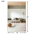 thumbnail image 5 of 59"x35" Gold Modern Full Length Mirror, 5 of 7