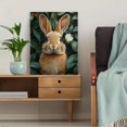 thumbnail image 5 of Qisvanset Framed Canvas Wall Art 12x16 Inch Realistic Rabbit Greenery Nature Rustic Wall Decor, 5 of 5