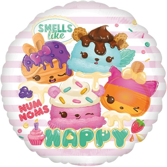 Num Noms Foil Balloon 18" ( Each )