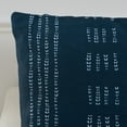thumbnail image 3 of SAFAVIEH Madelyn Striped Pillow, 20" x 20", Deep Blue/White, 3 of 5