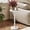 White, variant on Maliowa Small Side Table, Round End Tables with Solid Wood Leg, Accent Drink Table for Living Room Bedroom Small Spaces, Walnut
