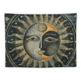 thumbnail image 5 of Autua Sun Moon Stars Tapestry Wall Hanging Unique Style Graphic Tapestries Home Wall Decor Art Living Room Bedroom Dorm 40x30inch, 5 of 6