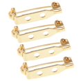 thumbnail image 4 of 100/50/30 pta/oro tón DIY pinza para el pelo broche Pin trasero cierre de seguridad 15mm 30mm Zulema  Broche pin broche trasero, 4 of 8