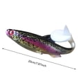 thumbnail image 2 of Forestwhale Soft Swimbait Fishing Lure 7.9" Realistic Paddle Tail with 3D Eye Lifelike Bait for Freshwater Saltwater T-Tail Swimbait, 2 of 8