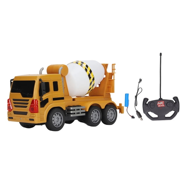 El camión mezclador de cemento RC simula la carga inalámbrica proporcional 1: 16 regalos para niños de juguetes de construcción RC eléctricos