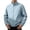 #Light Blue, variant on Fanshiluo Men's Stand Collar Full-Zip Long Sleeve Jacket, Lightweight Windproof Casual Outerwear with Side Pockets for Men,L,Big and Tall Men