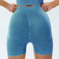 thumbnail image 6 of fatyb Women's Ribbed Biker Shorts High Waist Short Yoga Leggings Stretch Gym Workout Shorts for Women, 6 of 6