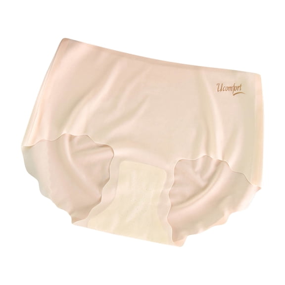 Ashirexll Plus Size Underwear for Women, Ladies Underwear Panties, Seamless Ice Silk Body Breathable Underwear