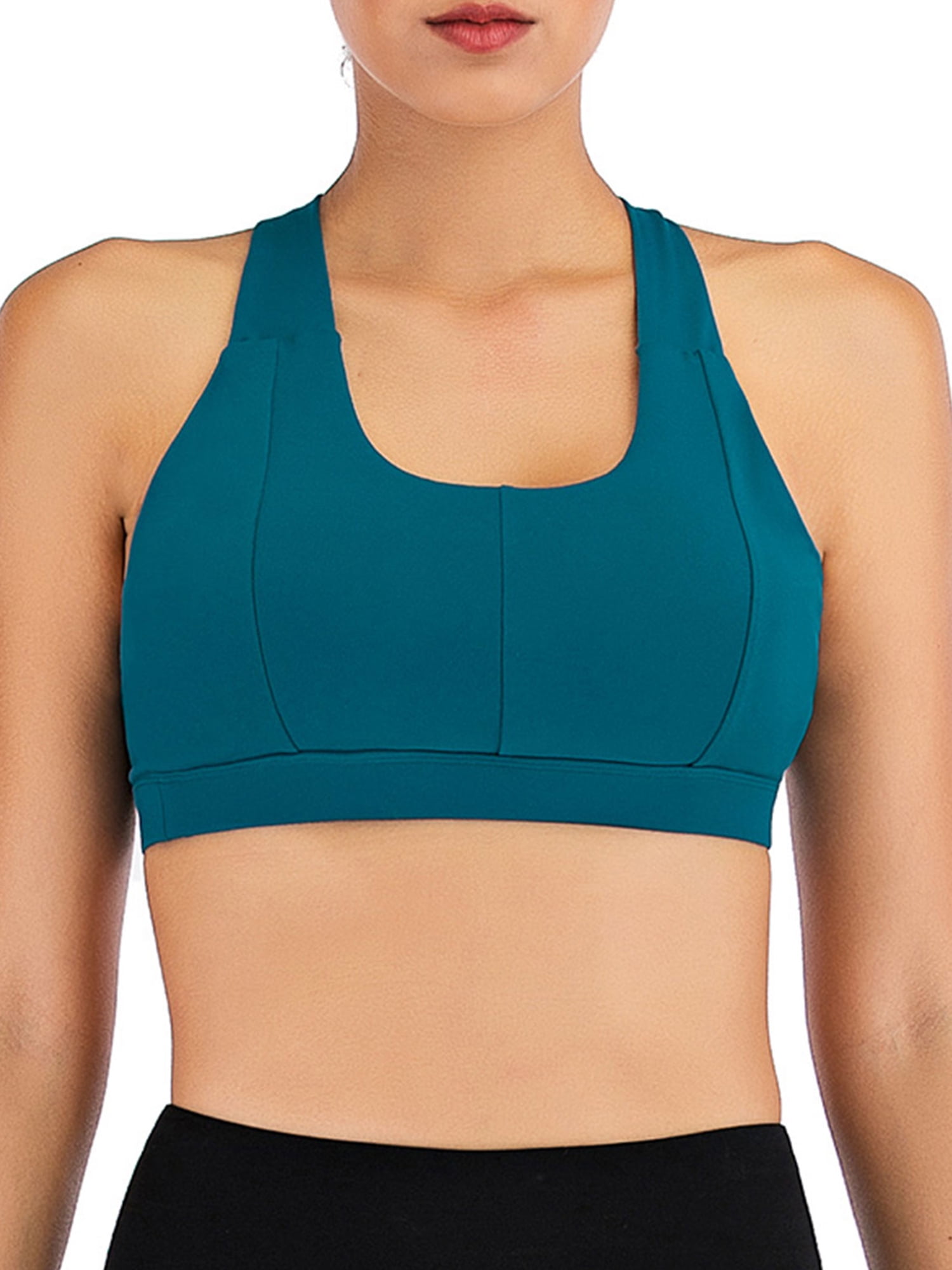 Youloveit Youloveit Women S Sports Bra Seamless Paded Cross Back