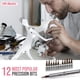 thumbnail image 4 of Juego de herramientas Hi-Spec, 42 piezas, rosa, para uso doméstico, bricolaje, para mujer, con funda, 4 of 7