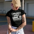 thumbnail image 2 of I Paused My Game to Graduate, You're Welcome - Funny Video Gamer, Graduation, Military Green T-Shirt, 2XL, 2 of 5