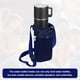thumbnail image 4 of Uxcell 2 Pcs Soporte para Botellas de Agua con Correa de Hombro Ajustable, Portabotellas de Malla, Azul Marino, 4 of 6