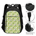 thumbnail image 3 of Honeii Gnome and Pineapple for Travel Laptop Backpack, Business Laptops Backpack with USB Charging Port, College High School Computer Bag for Men Women, 3 of 7