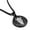 Black, variant on Stainless Steel Year of the Horse Zodiac Round Medallion Pendant Necklace