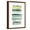 Brown Frame, variant on Art.com Sea Strokes I Art Print by Grace Popp, 12" x 18"