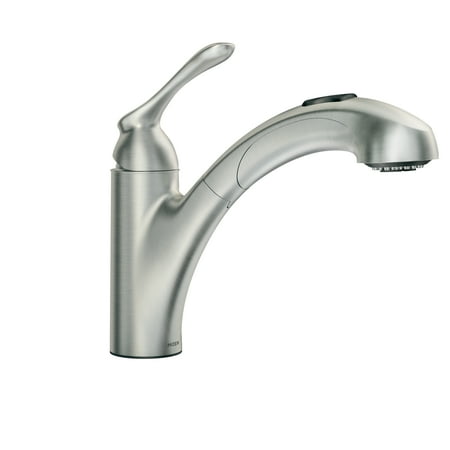Moen 87303SRS Weylon One-Handle Pullout Kitchen Faucet  Spot Resist Stainless