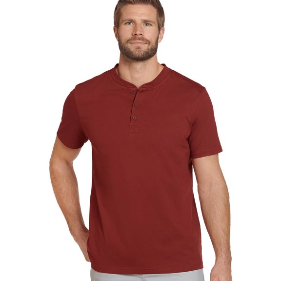 Jockey Men's Outdoors Short Sleeve Henley