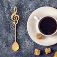 thumbnail image 3 of Stirring Spoon,Stainless Steel Dessert Spoon Musical Note Spoon Spoon Top Tier Quality, 3 of 8