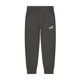 thumbnail image 4 of PUMA Pantalón deportivo con logo central para niño, bolsillos laterales con costuras, cintura elástica, color gris carbón 4, 4 of 5