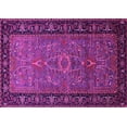 thumbnail image 1 of Ahgly Company Machine Washable Indoor Rectangle Oriental Pink Industrial Area Rugs, 7' x 9', 1 of 4