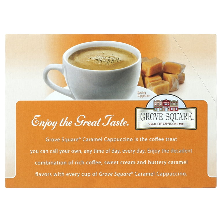 Grove square k cups caramel outlet cappuccino