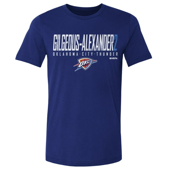 Men's 500 Level Shai Gilgeous-Alexander Blue Oklahoma City Thunder Elite T-Shirt