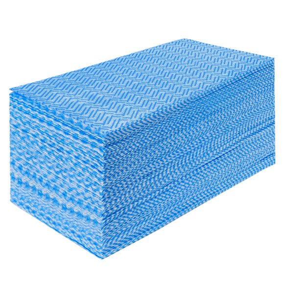 JEBBLAS Cleaning Towels Dish Towels and Dish Cloths Reusable Towels,Handy Cleaning Wipes, Great Dish Towel, Disposable, Absorbent, Dry Quickly 60 Sheets/Pack,Blue