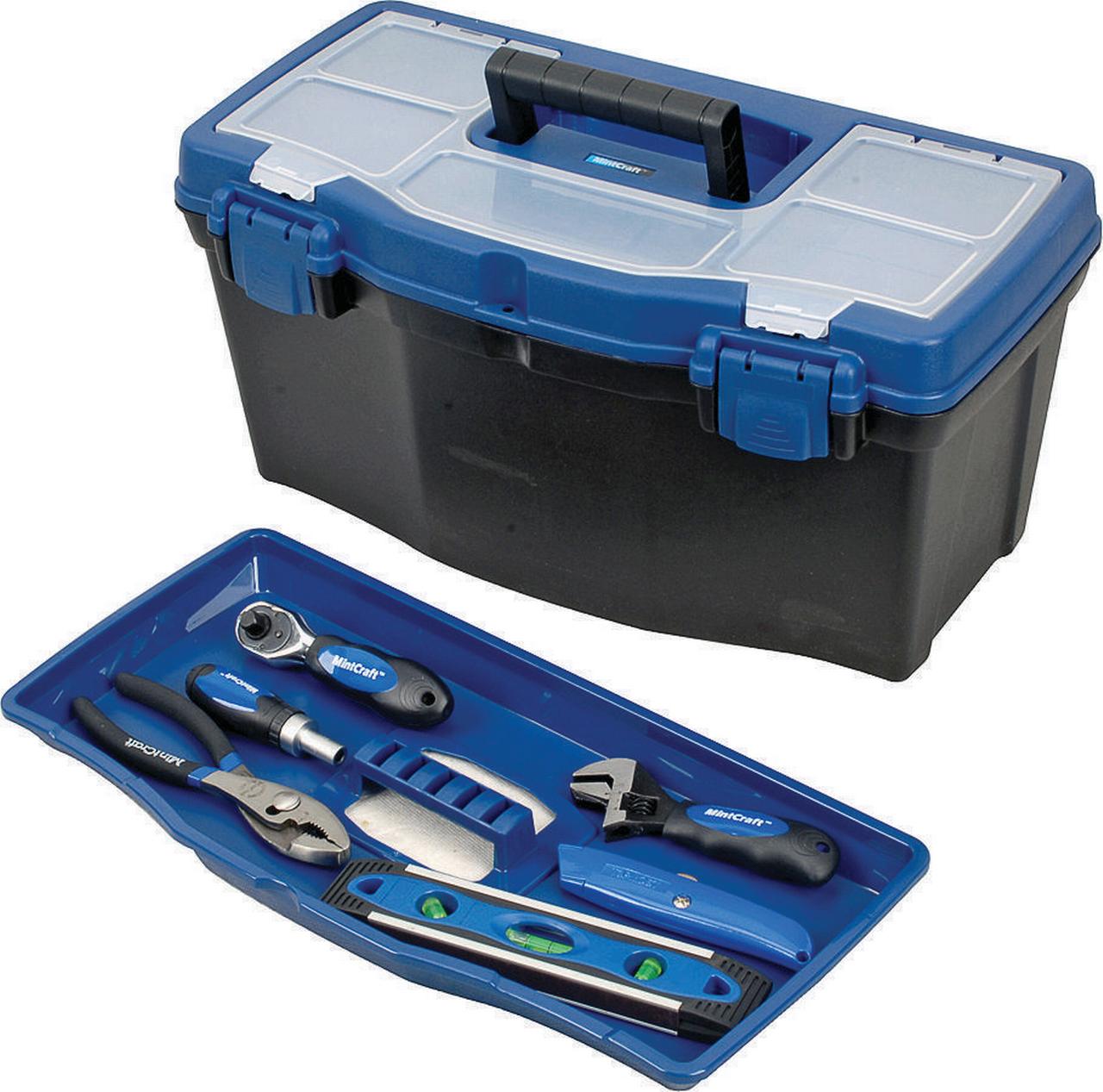MINTCRAFT 320100 Plastic Tool Box, 191/2Inch