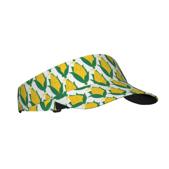 Fotbe Corn Cob Visera Deportiva con Diseño, Gorra Abierta Ajustable de Algodón para Mujer y Hombre
