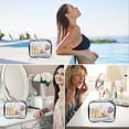 thumbnail image 5 of YUEMING 3Pcs Cosmetic Makeup Bags Set Waterproof Clear Pvc With Zipper Handle Portable Travel Luggage Pouch, 5 of 7
