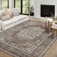 thumbnail image 3 of Modern Abstract Area Rug 8x10FT - Stain Resistant & Non-Slip Living Room Carpet, 3 of 14