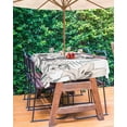 thumbnail image 3 of Fsddascl Vintage Floral Botanical Outdoor Tablecloth - 54x80 Inch Rectangle Dining Table Cover, Farmhouse Flowers Leaves Waterproof Outdoor Table Cloth with Umbrella Hole & Zipper for Picnic/Patio, 3 of 7