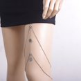 thumbnail image 3 of Thigh Chain Coin Layered Stretchable Vintage Thigh Jewelry Body Chain for Leg, 3 of 10