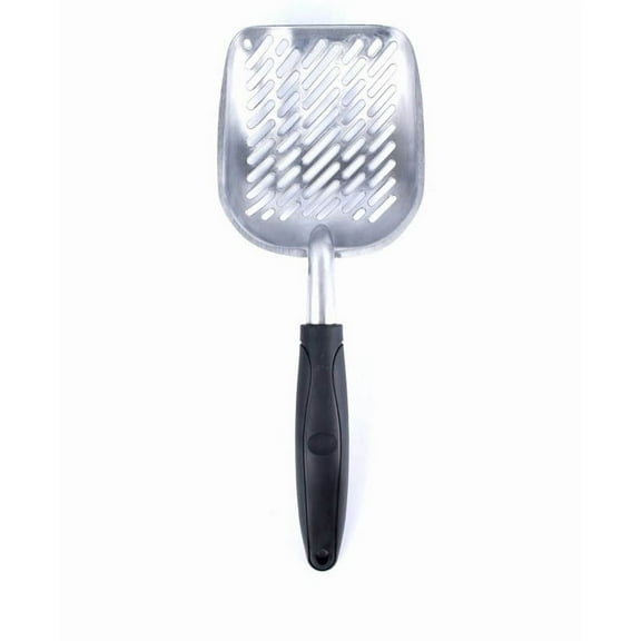 Camnix Cat Litter Scoop, Aluminum Alloy Sifter, Kitty Metal Scooper, Deep Shovel, Long Handle, Poop Sifting, Kitten Pooper Lifter, Durable, Heavy Duty, for Litter Box