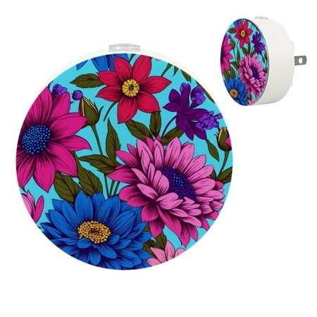 

YZUOUZY Bedside Lamps Bedside Lamp Small Bedside Lamps Set of 2 Floral Peonies Lilies Roses