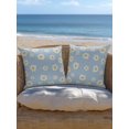 thumbnail image 4 of Outdoor Pillows Waterproof, Blue Spring Floral Bedding Throw Pillows with Insert for Couch Sofa Bed, Daisy Flowers Elegant Farmhouse Art 16x16 Inch Pillowcases Decorative Patio Pillow Set of 2, 4 of 7