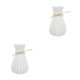 thumbnail image 1 of Florero de plástico moderno Ounissouiy decoración de boda adornos para habitación Blanco F3 2piezas, 1 of 6