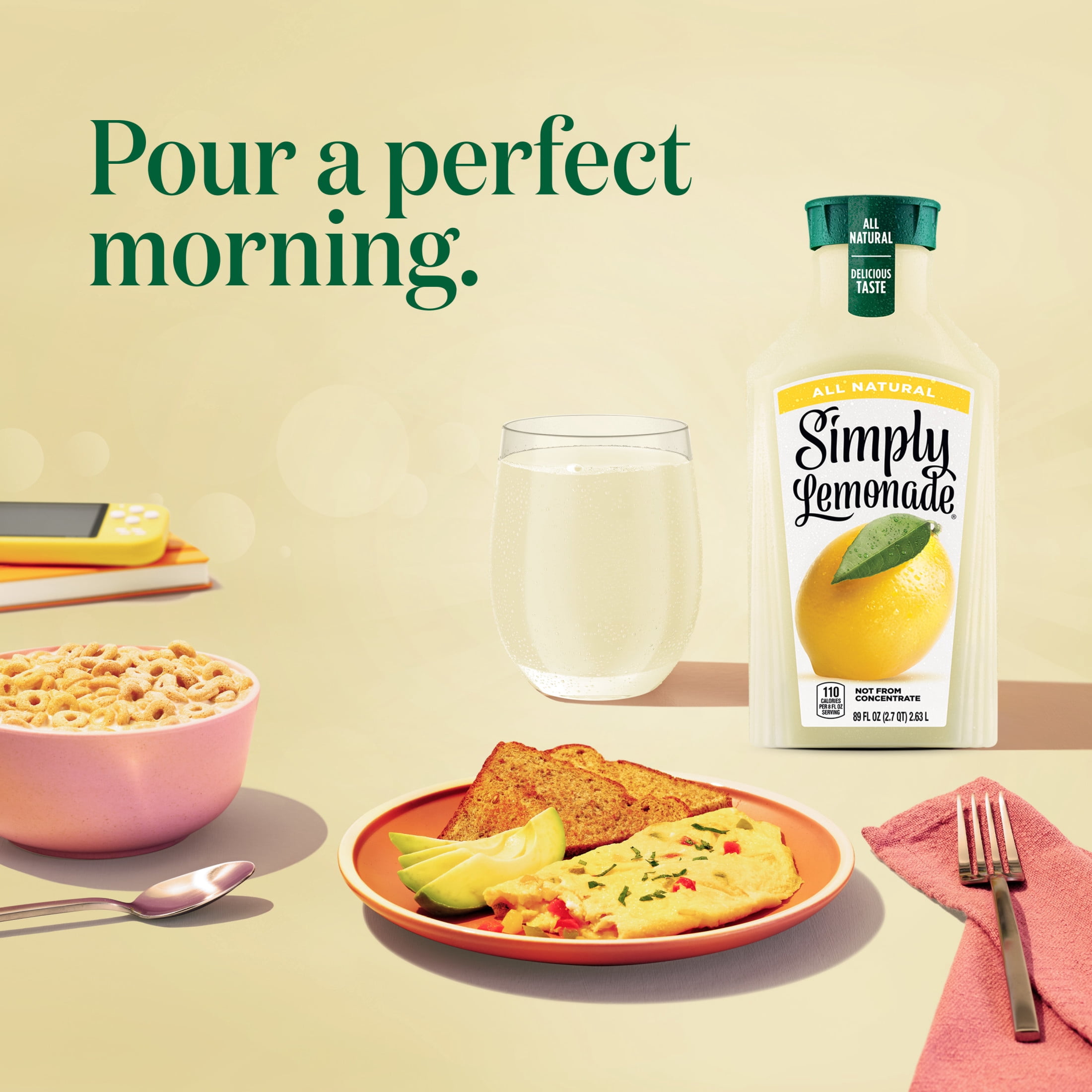 Simply - Brandclub - Simply Lemonade Bottle, 2.63 Liters