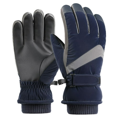 

Waterproof & Windproof Winter Touchscreen Thermal Gloves for Cold Weather Ski Snowboard Work Gloves with