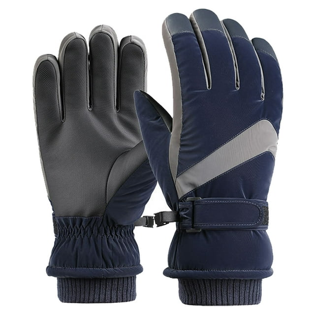 Invierno impermeable y resistente al viento, guantes térmicos con pantalla táctil para clima frío, guantes de trabajo para esquí y snowboard con