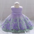thumbnail image 4 of GERsome Girl Flower Dress Princess Pageant Birthday Party Wedding Formal Dance Evening Gown, 4 of 8